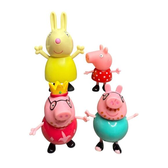 Peppa Pig Figurines Lot of 4 Toys - Picture 1 of 3